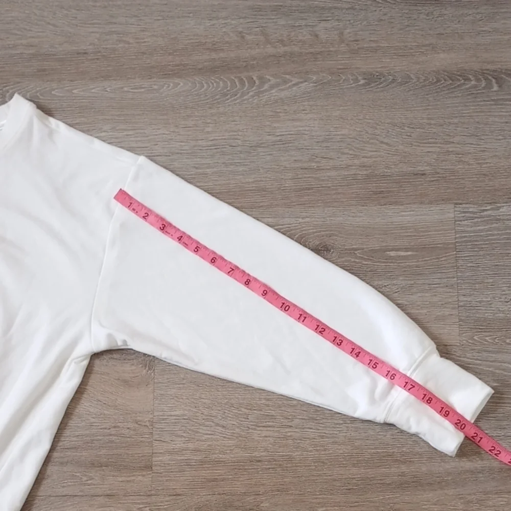 Victoria's Secret White Sweatshirt with 'LOVE' Print - Picture 3 of 5